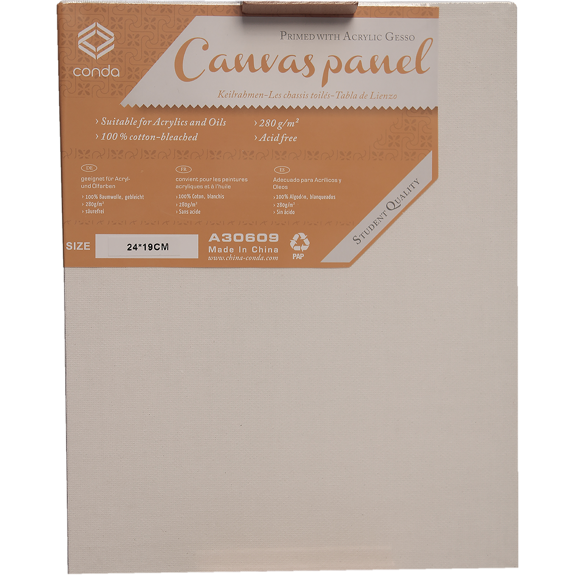 CANVAS CONDA 24X19CM 3MM GROSOR RF A30609 (2021)