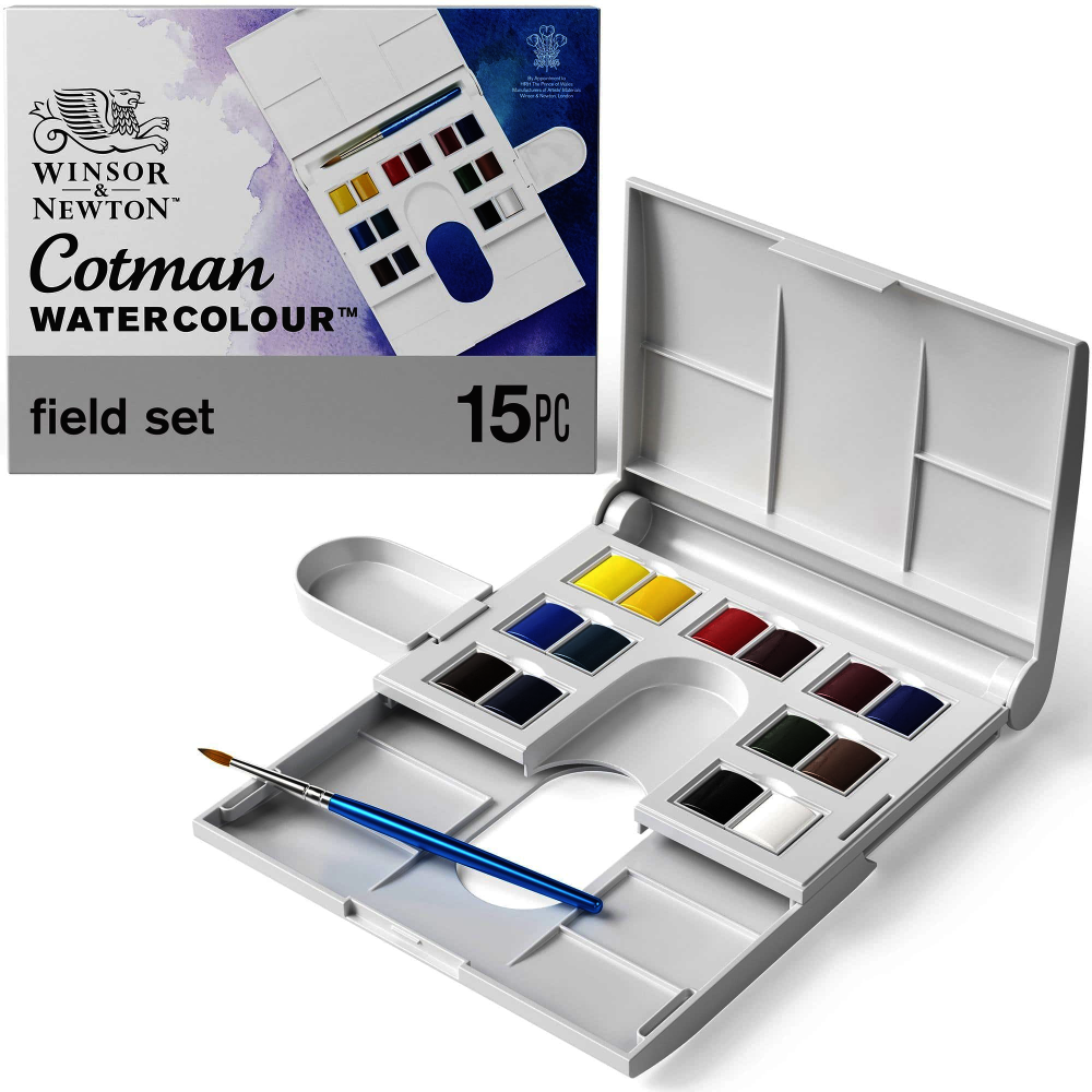 ESTUCHE ACUARELA COTMAN EN PASTA X 14        