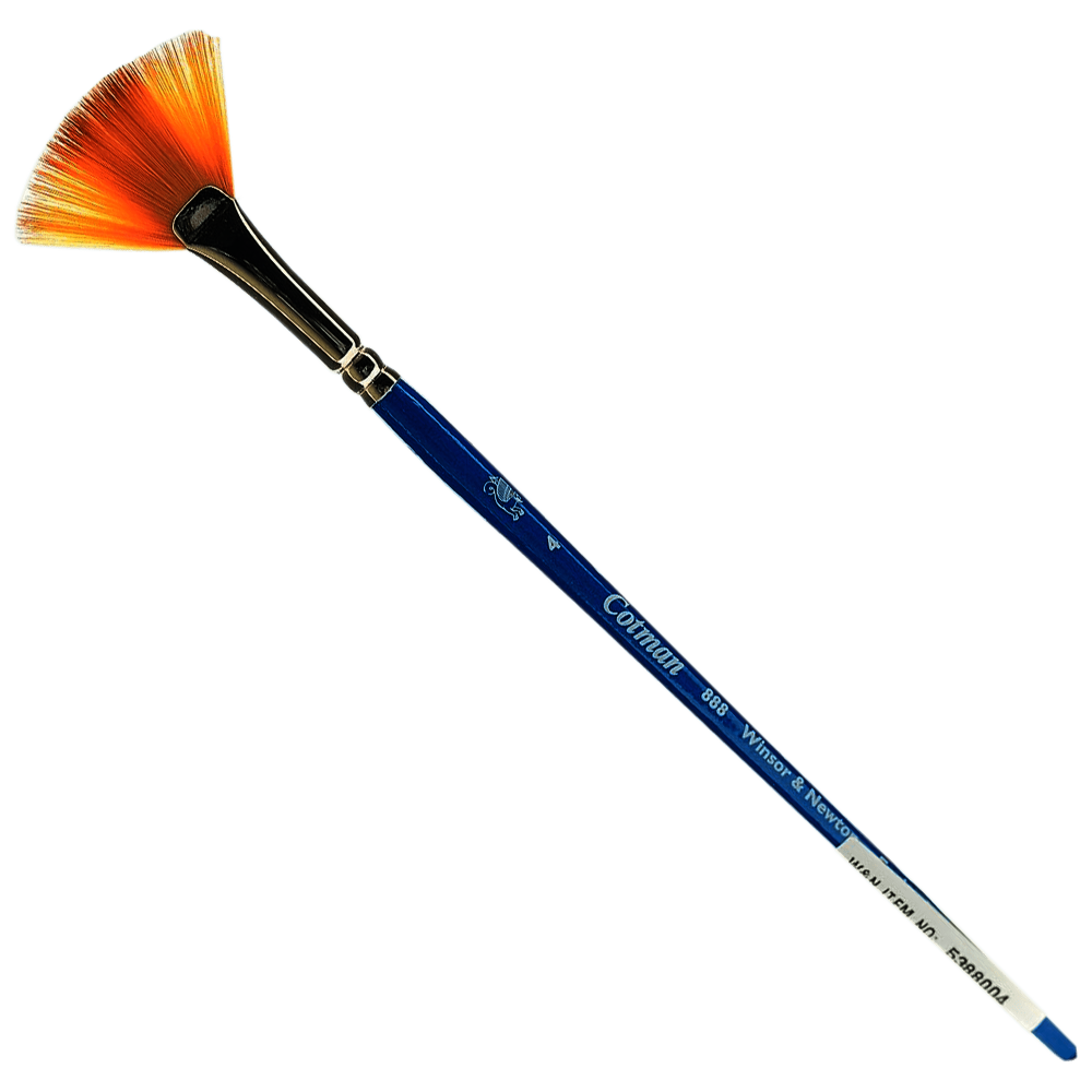 PINCEL WINSOR COTMAN ABANICO NYLON CORTO RF 888 #04         