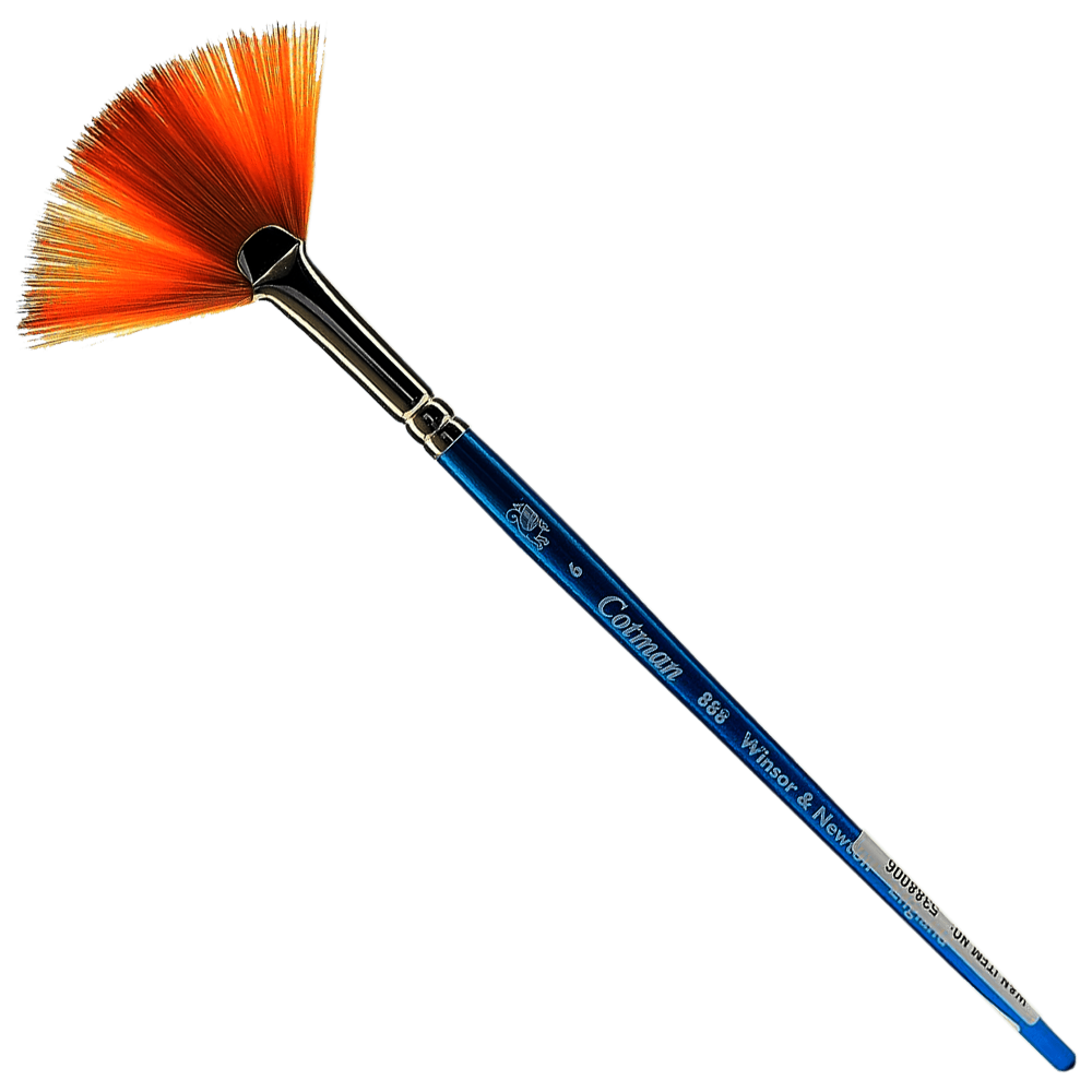 PINCEL WINSOR COTMAN ABANICO NYLON CORTO RF 888 #06         