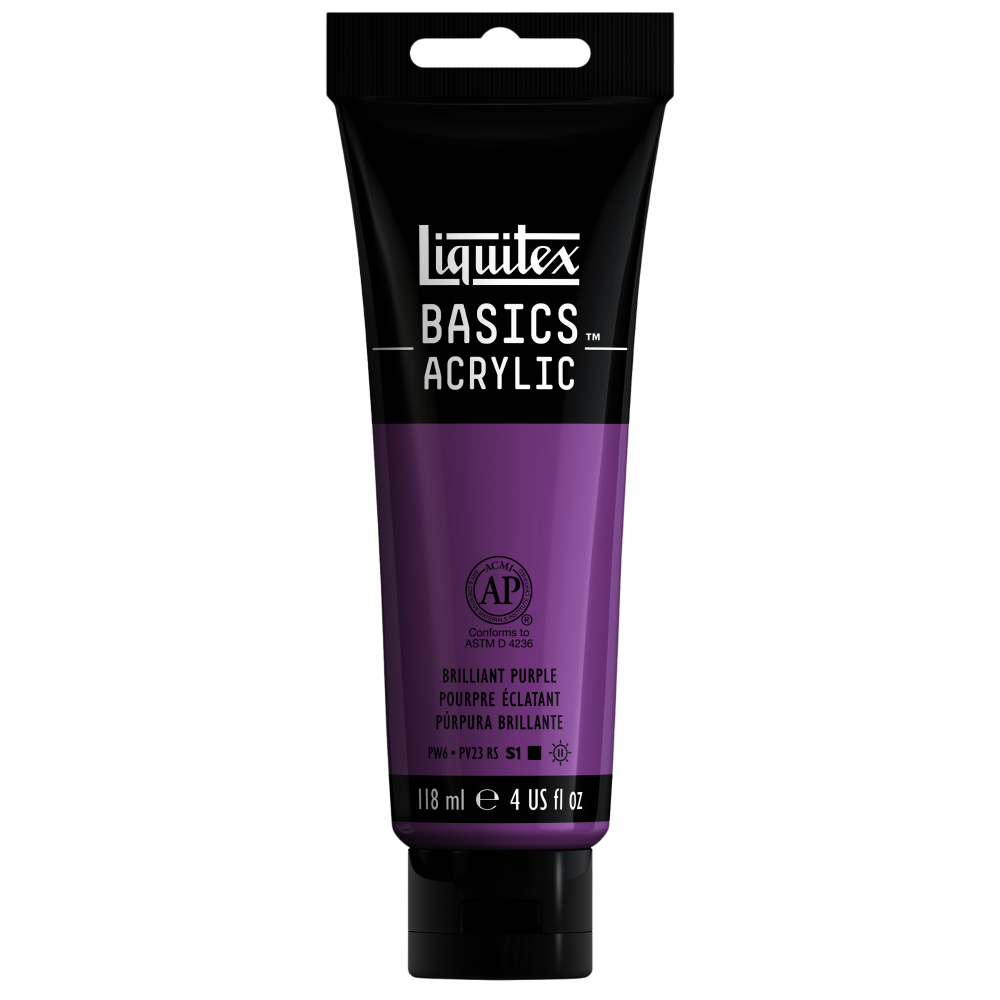 ACRILICO LIQUITEX BASICS | 118 ML | RF 590 | PURPURA BRILLANTE        
