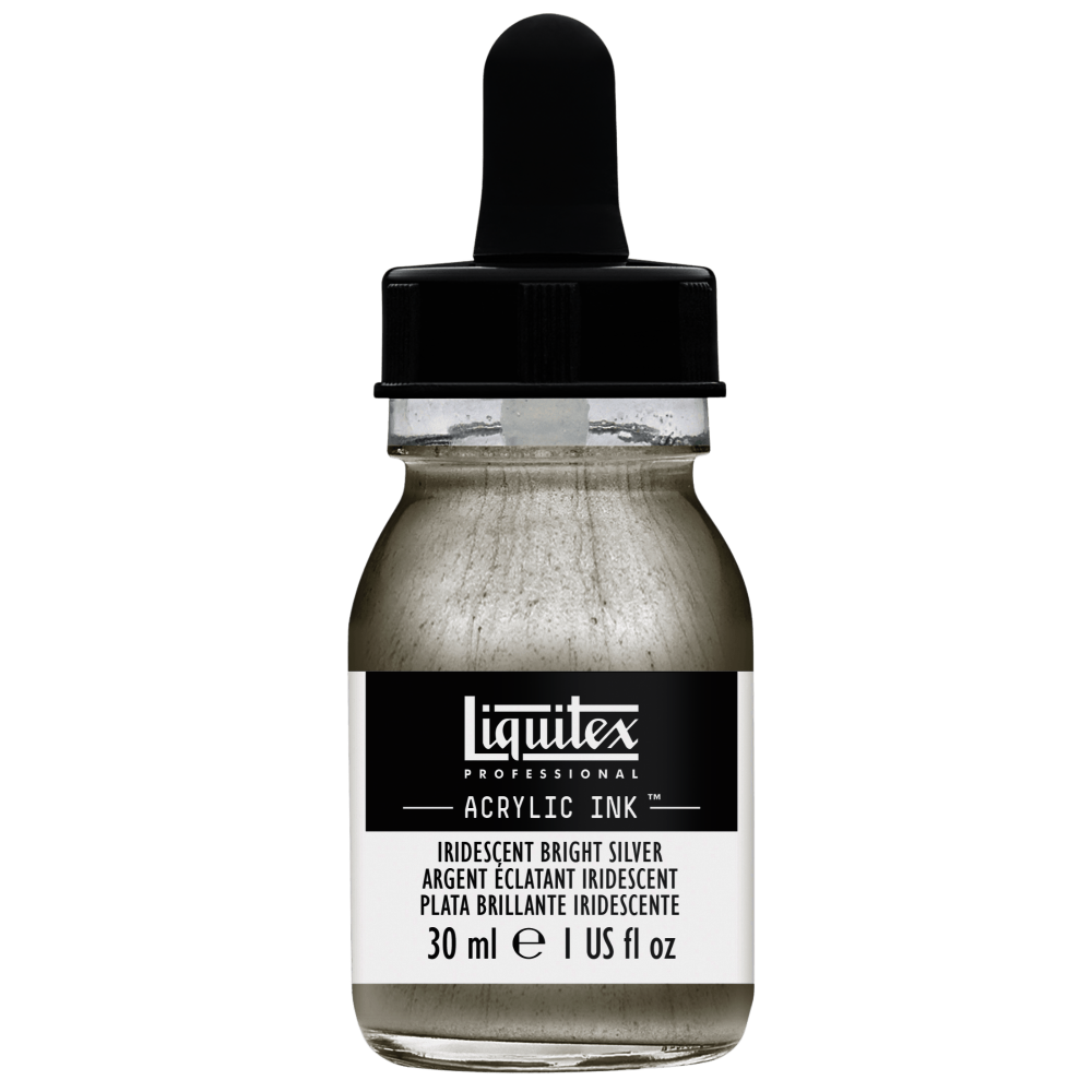 TINTA LIQUITEX ACRILICA 30ML RF 236 PLATA IRDISCENTE BRILLANTE 
