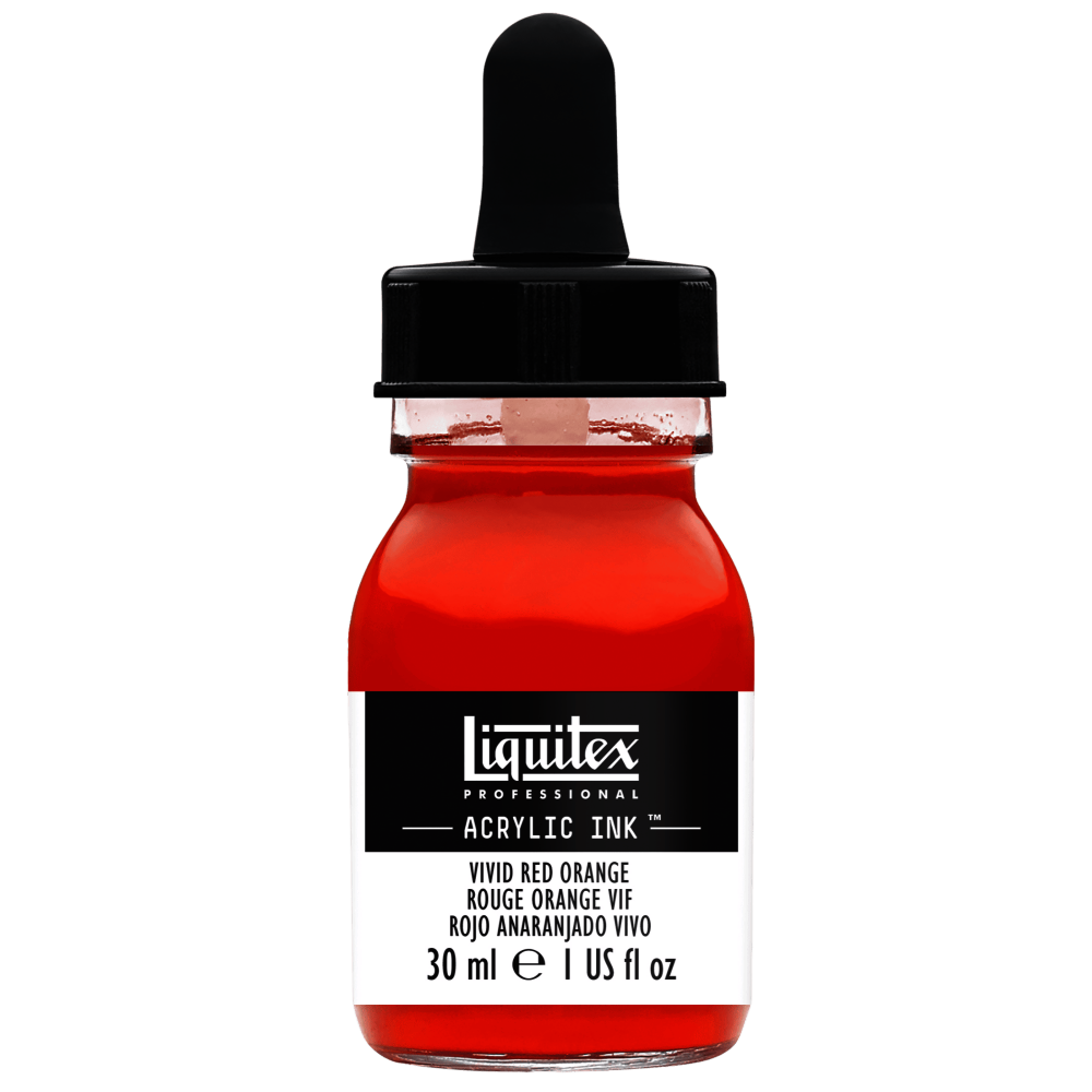 TINTA LIQUITEX ACRILICA | 30ML | RF 620 | ROJO ANARANJADO VIVO               
