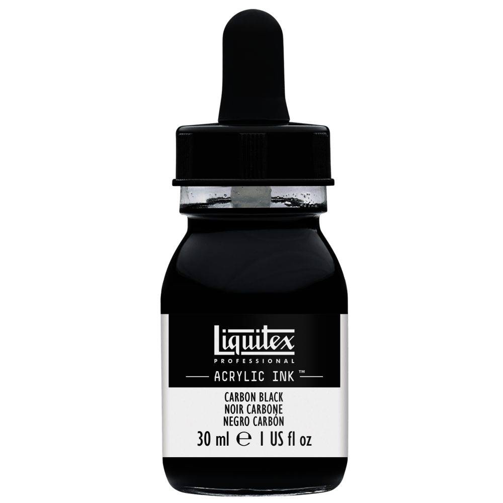 TINTA LIQUITEX ACRILICA | 30ML | RF 337 | NEGRO CARBON               