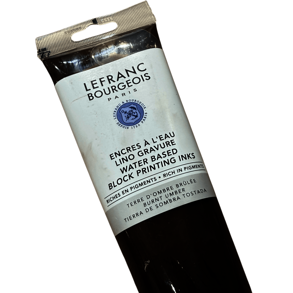 TINTA GRABADO LINOLEO AGUA LEFRANC 250ML RF 226 CAFE        