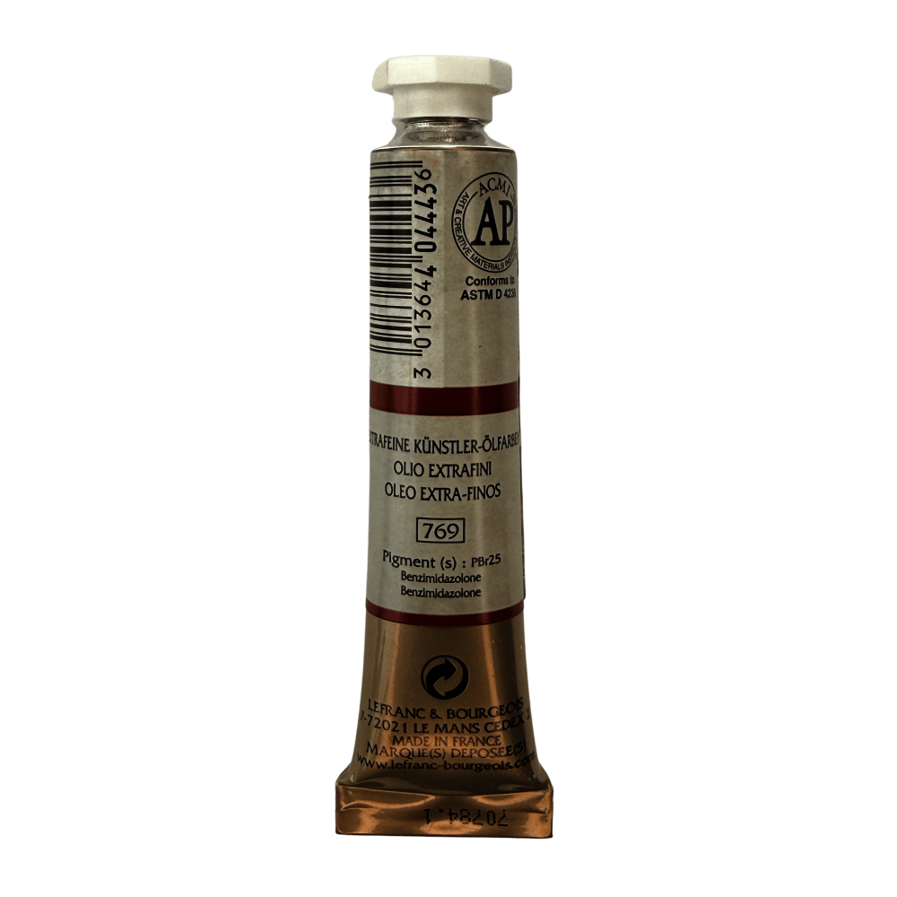 OLEO-PRO. LEFRANC | 20ML | SERIE 2 | RF 769 | TRANSPARENT RED OCHRE 