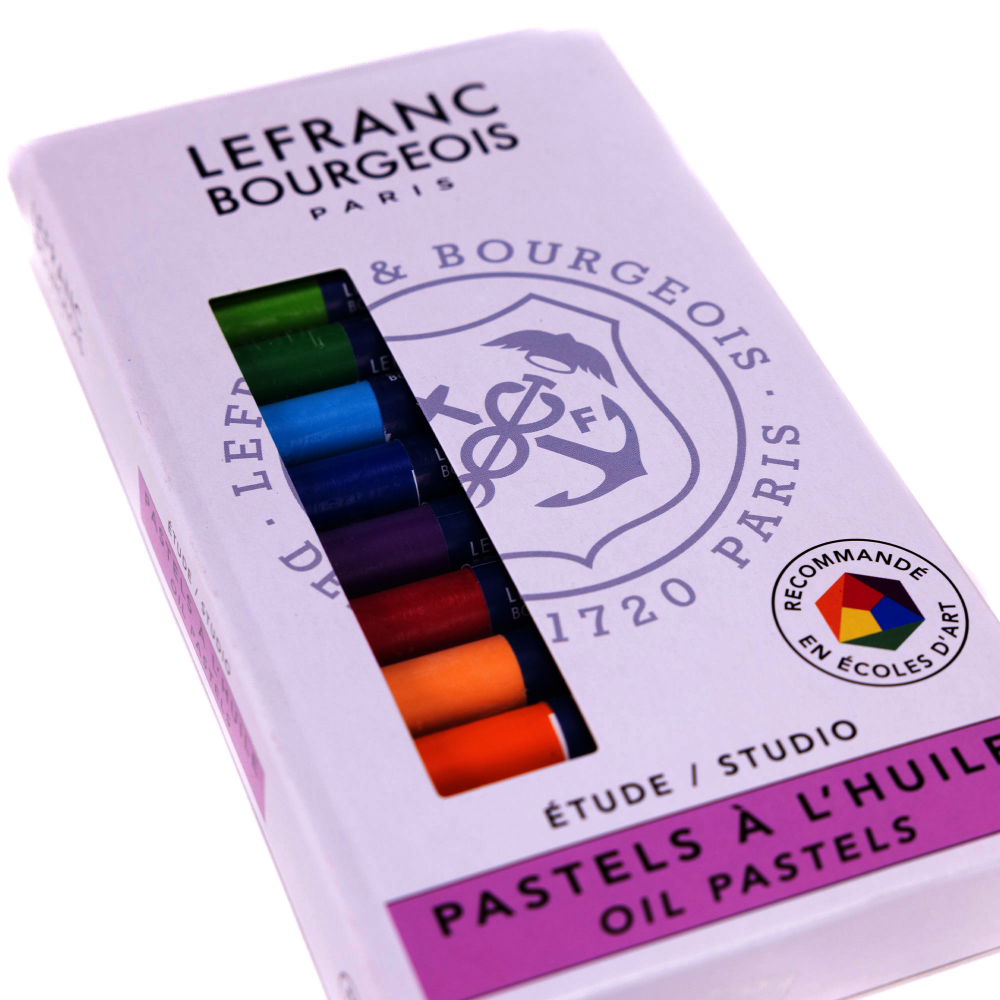 ESTUCHE TIZA OLEO PASTEL GRASO X12 LEFRANC RF 063099
