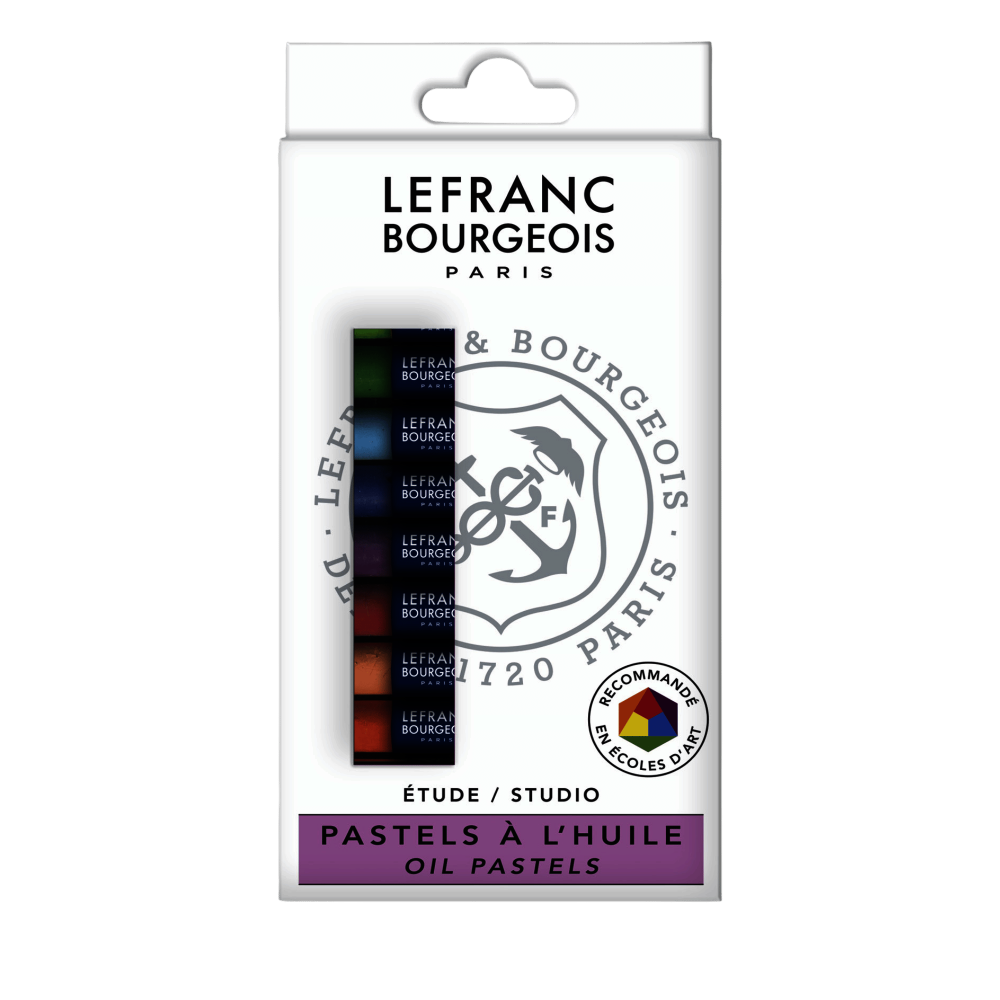 ESTUCHE TIZA OLEO PASTEL GRASO X12 LEFRANC RF 063099