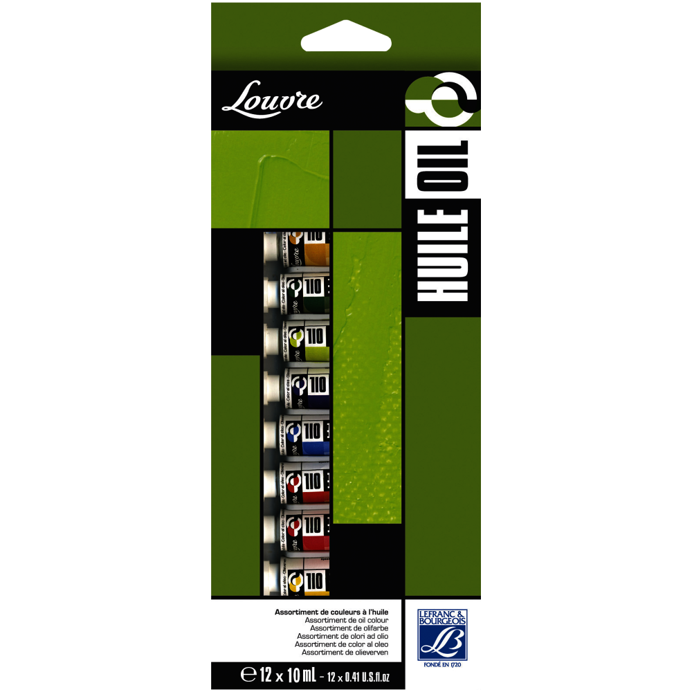 CAJA OLEO LOUVRE LEFRANC 10ML X 12           