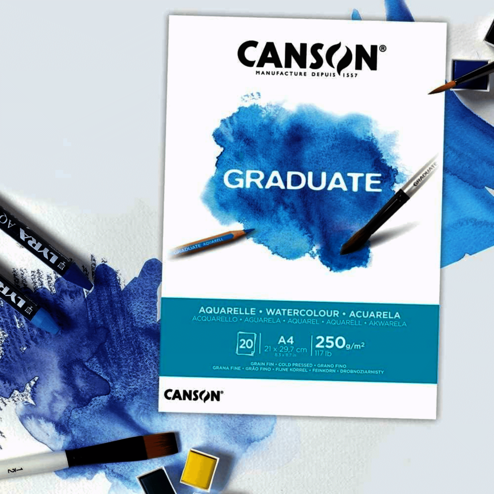 BITACORA CANSON GRADUATE | A4 | 250G | 20H | ACUARELA | C400110374