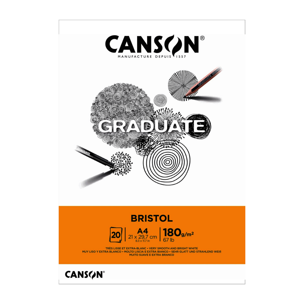 BITACORA CANSON GRADUATE | A4 | 180G | 20H | BRISTOL | C400110383 | 