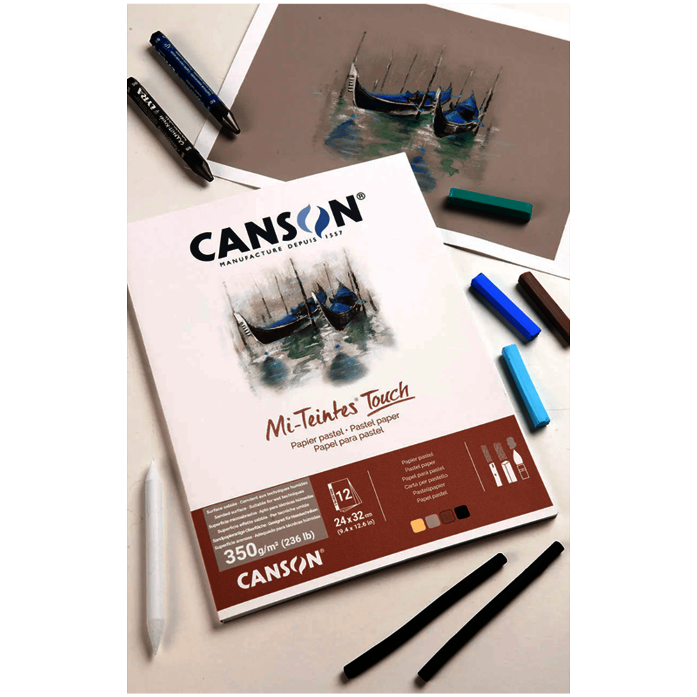 BITACORA CANSON MI-TEINTES 24X32CM 350G 12H PASTEL C200005424