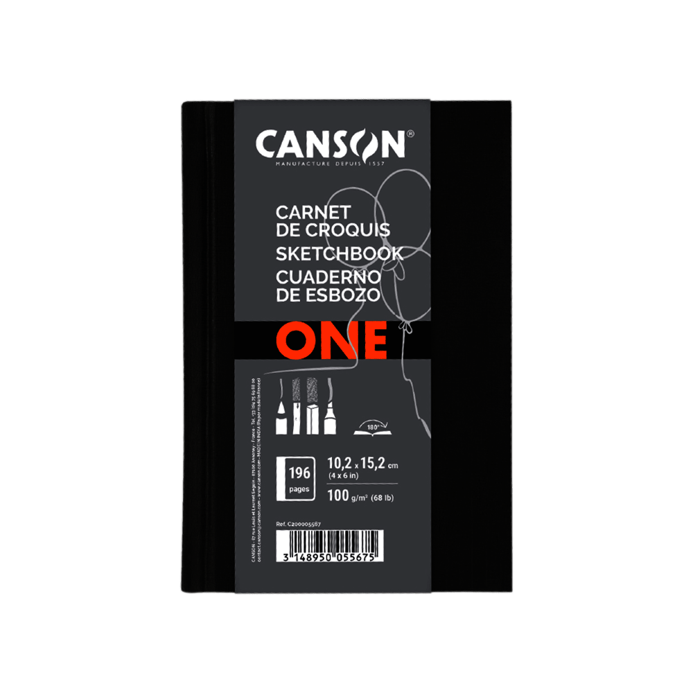 CUADERNO CANSON ONE 12.2X15.2 100G ESBOZO C200005567