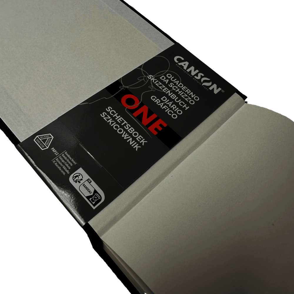 CUADERNO CANSON ONE 21.6X14CM 100GR ESBOZO HORIZ C31200L025