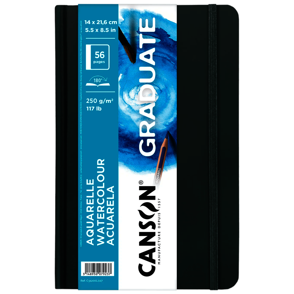 CUADERNO CANSON GRADUATE 14X21.6CM ACUARELA C31200L027