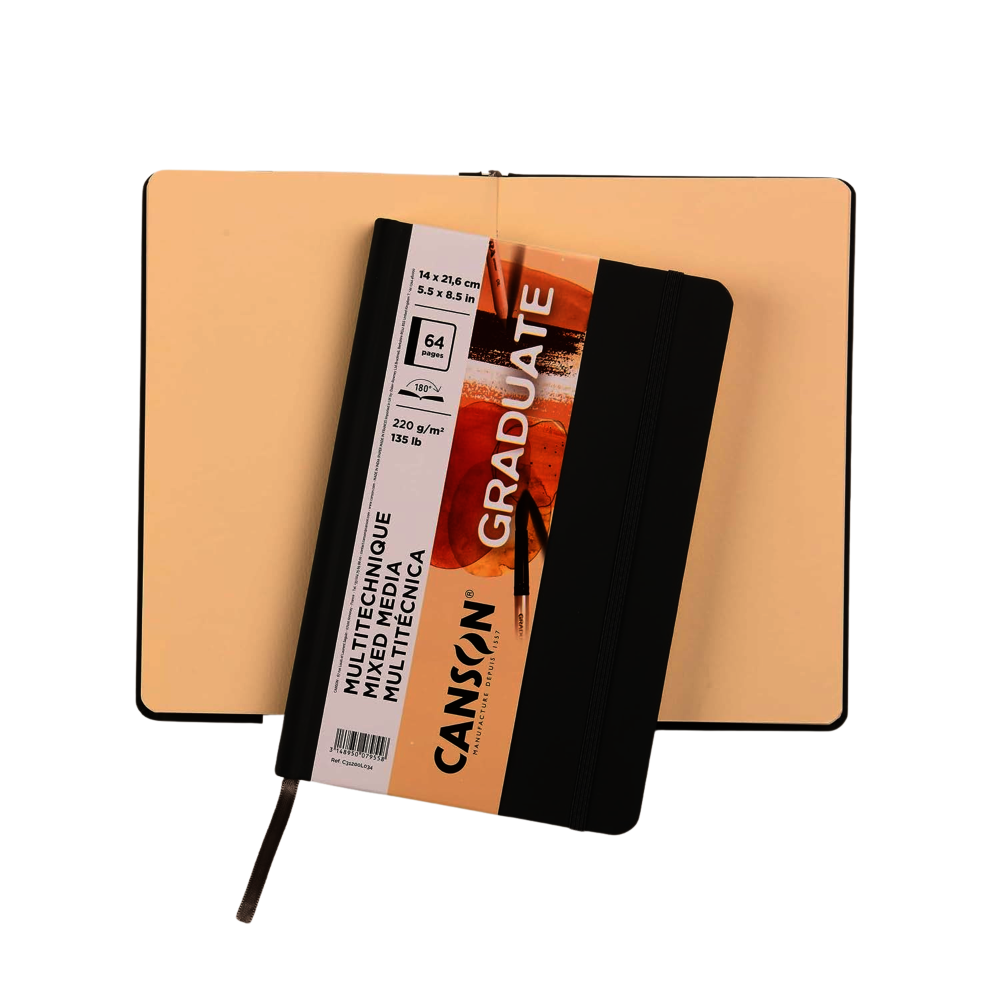CUADERNO CANSON GRADUATE | 21.6X14CM | 220G | NATURAL | C31200L034