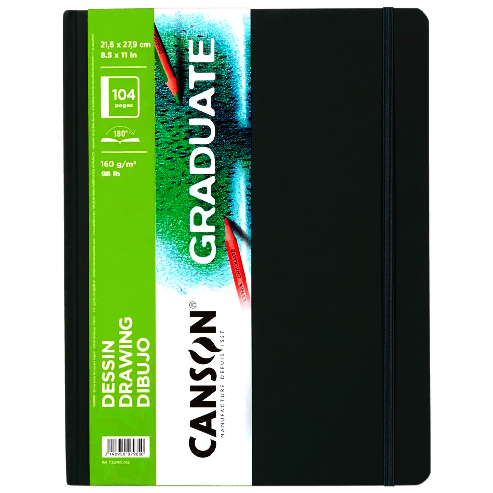 CUADERNO CANSON GRADUATE 21.6X27.9CM 160G DIBUJO C31200L039 