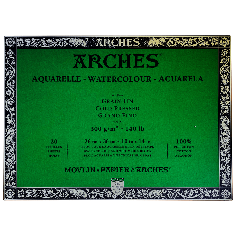 BITACORA ARCHES 300G 26X36CM FRIO 20 HOJAS A1795061