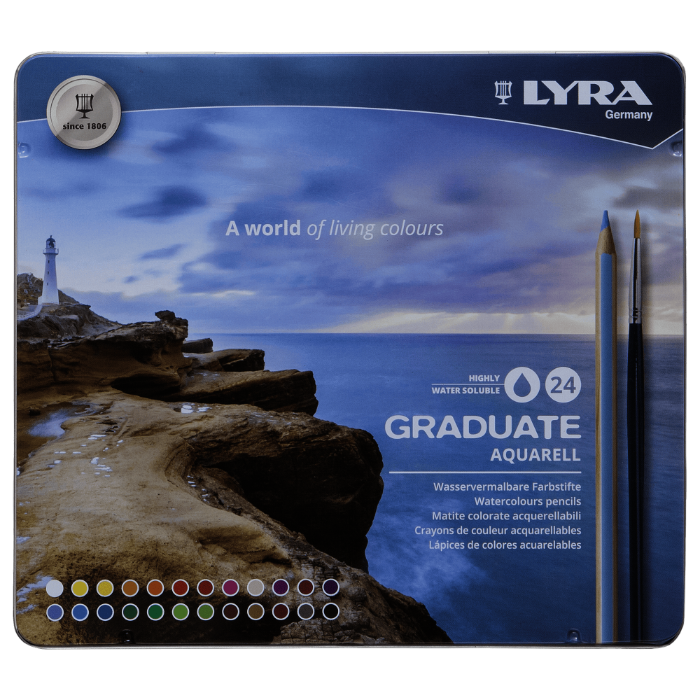 CAJA LAPIZ LYRA GRADUATE ACUAREA X24 L2881240