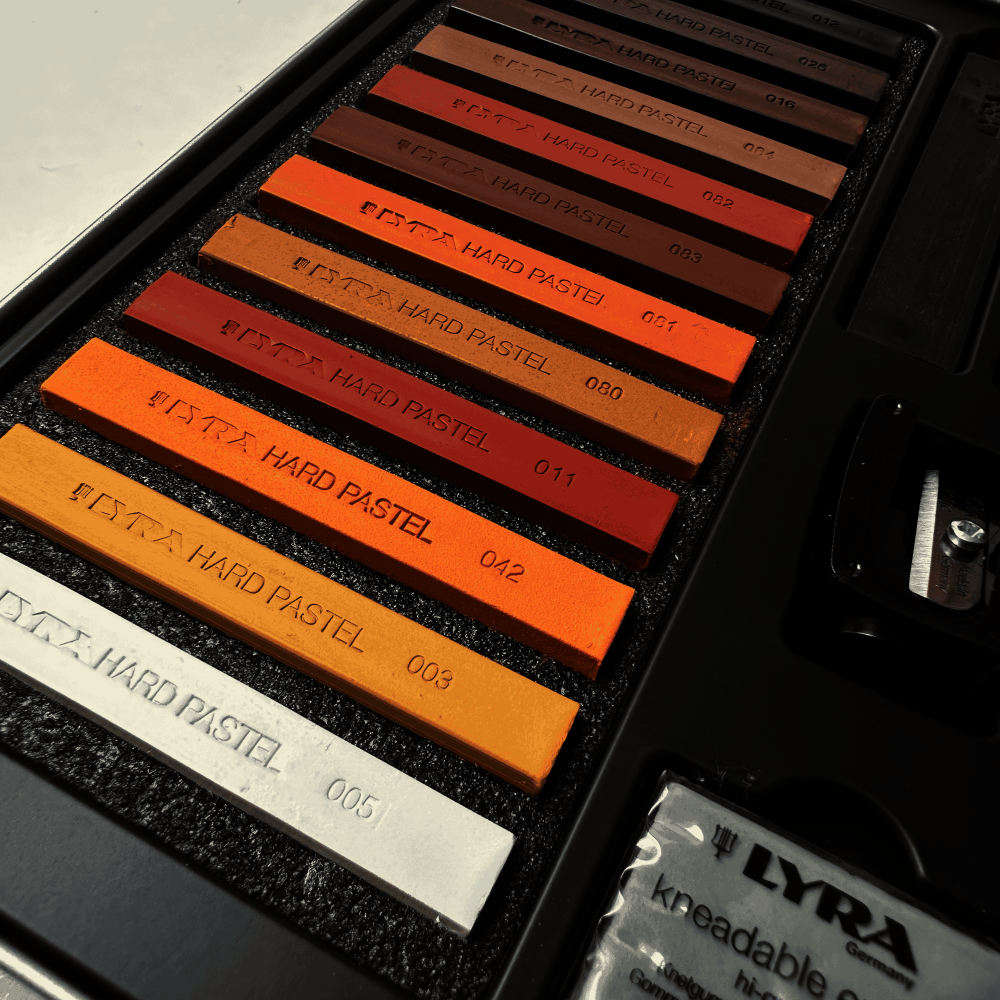 CAJA LAPIZ LYRA BOCETO MARRON X25 PC L2051250