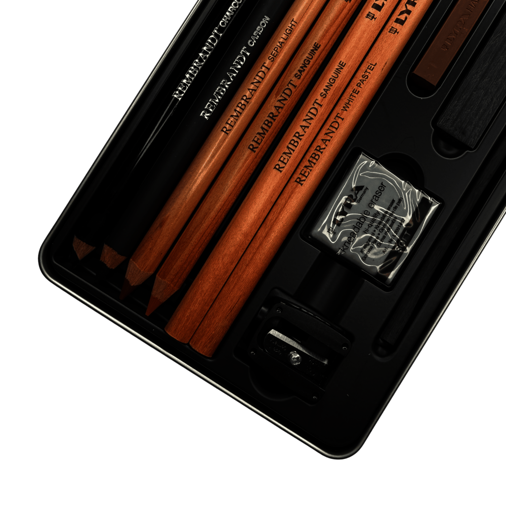 CAJA LAPIZ LYRA REMBRANDT | SET BOCETO | X 10 | RF L2051110      
