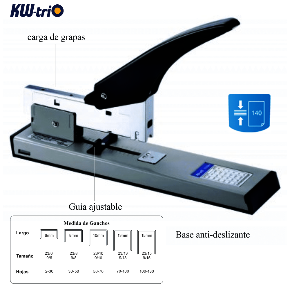 COSEDORA KW-TRIO RF 050MA - 140 HOJAS