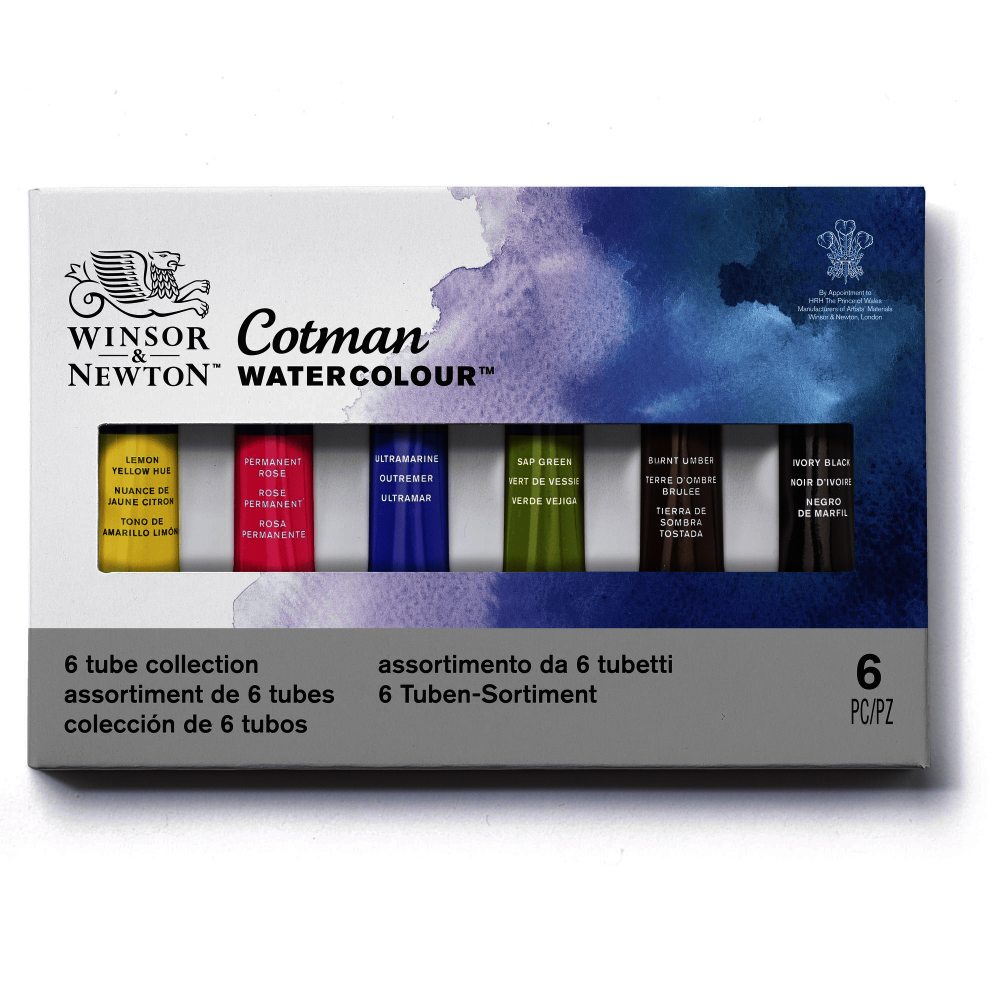 ESTUCHE ACUARELA COTMAN X 6 DE 8ML 