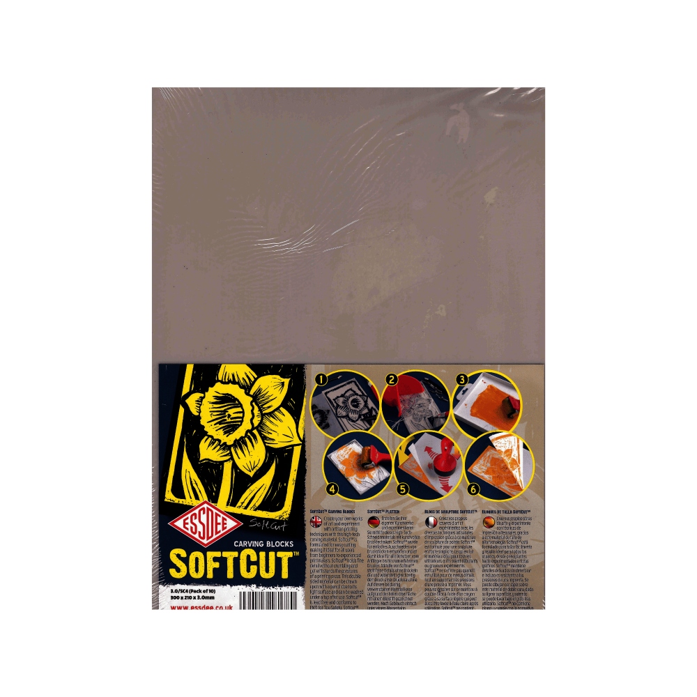 LAMINA LINOLEO GRABADO X1 ESSDEE 30X21cm 3mm RF 3.0/SC4