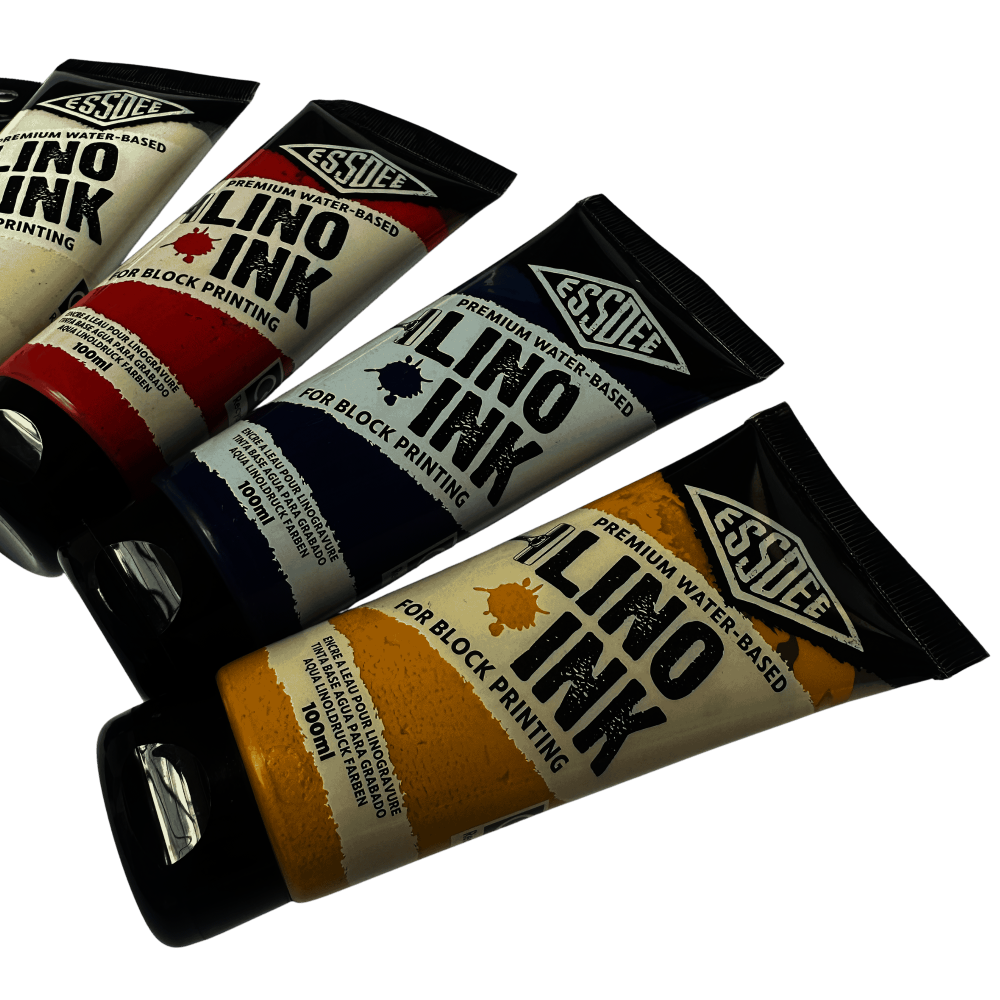 ESTUCHE TINTA LINOLEO BASE AGUA 100mlX5 TONOS ESSDEE LPI/A5R