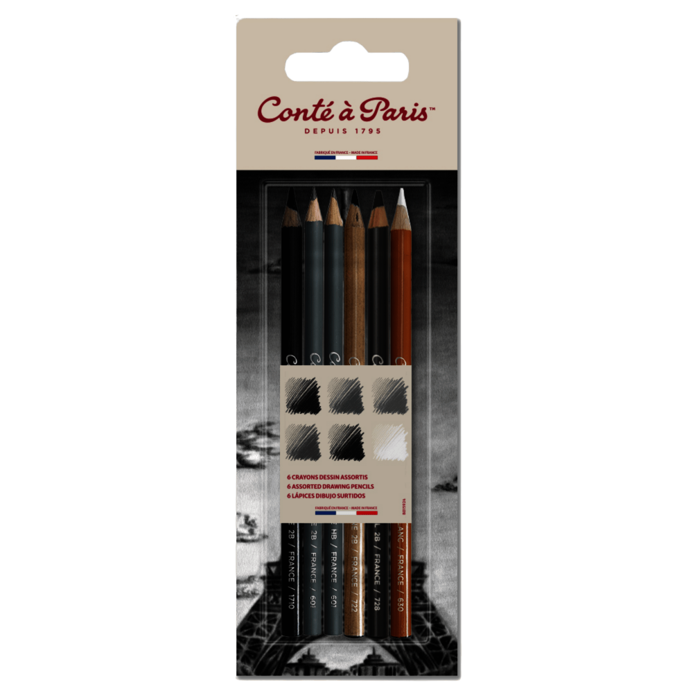 JUEGO LAPIZ CONTE DIBUJO SURTIDO RF 50105                   