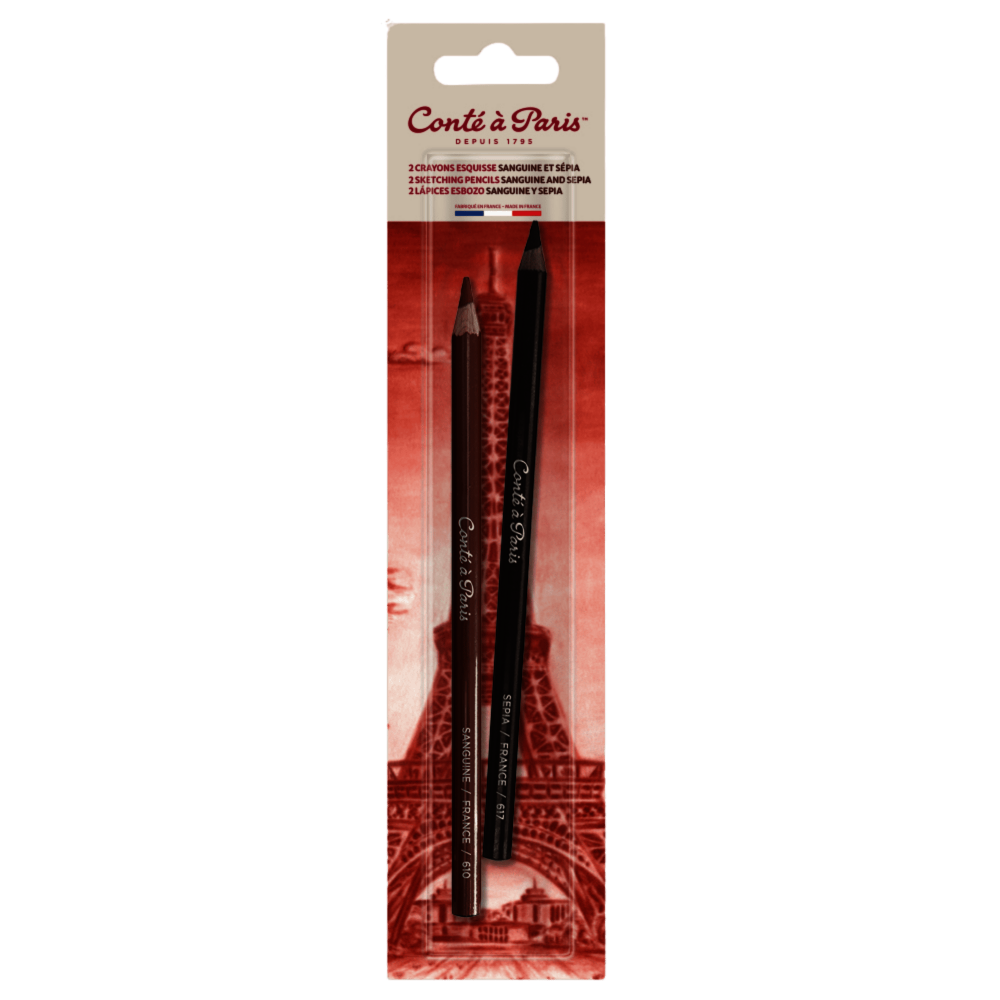 JUEGO LAPIZ CONTE X2 SANGUINA Y SEPIA RF 50109             