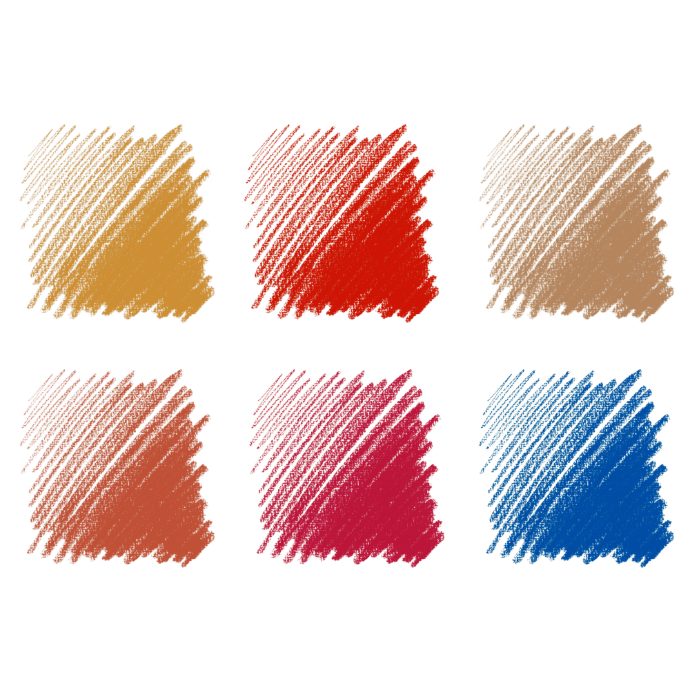 JUEGO LAPIZ CONTE PASTEL X 6 PORTA RETRATO RF 50112         