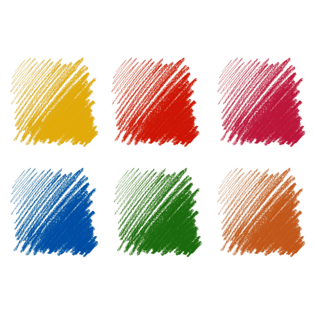 JUEGO LAPIZ CONTE PASTEL X 6 TONOS BRILLANTES RF 20114      