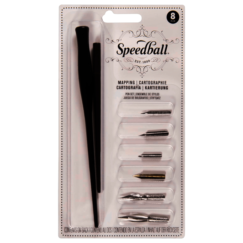 SET PLUMA SPEEDBALL PARA MAPEO RF 002965 