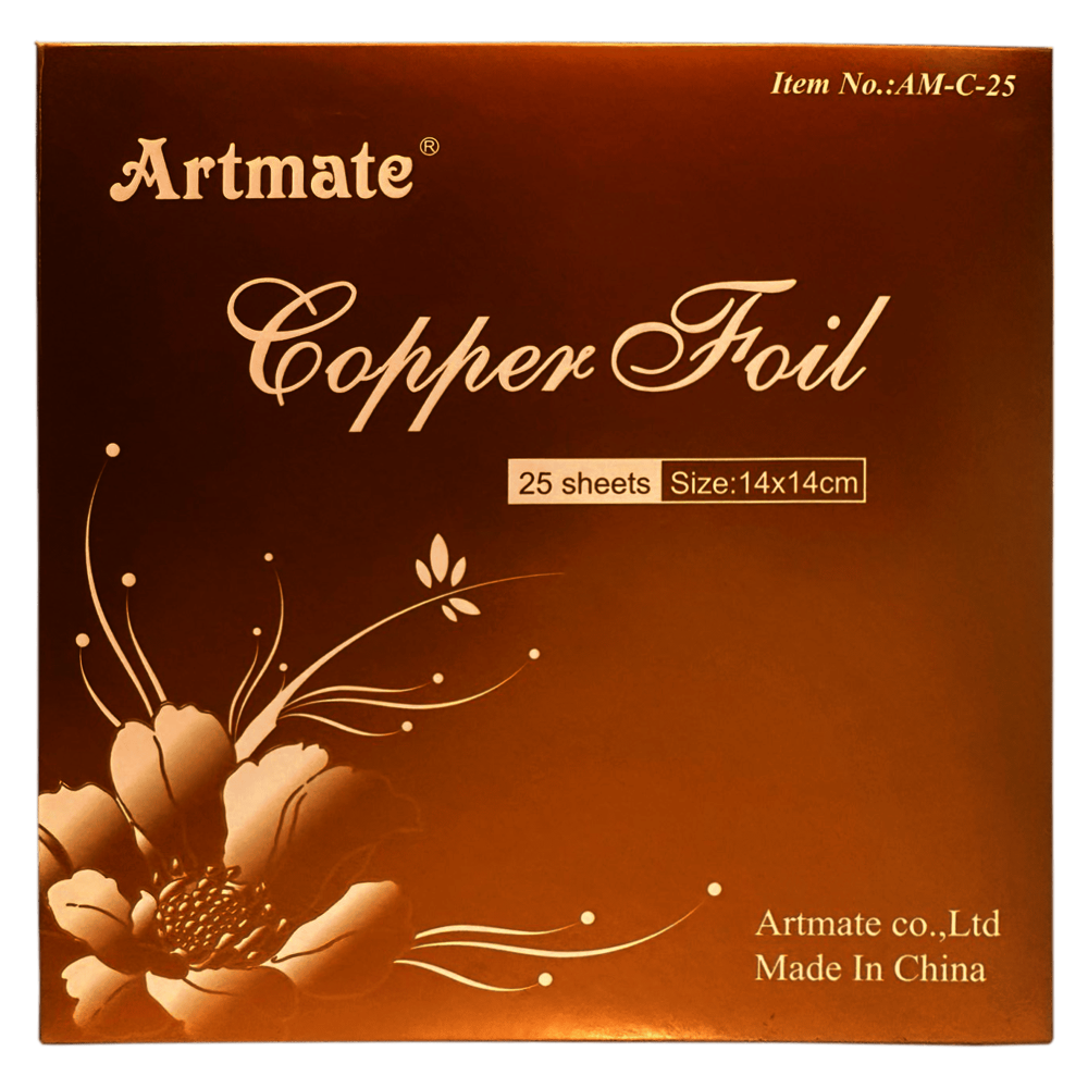 HOJILLA DE ORO ARTMATE 14X14CM 25 HOJAS RF AM-C-25