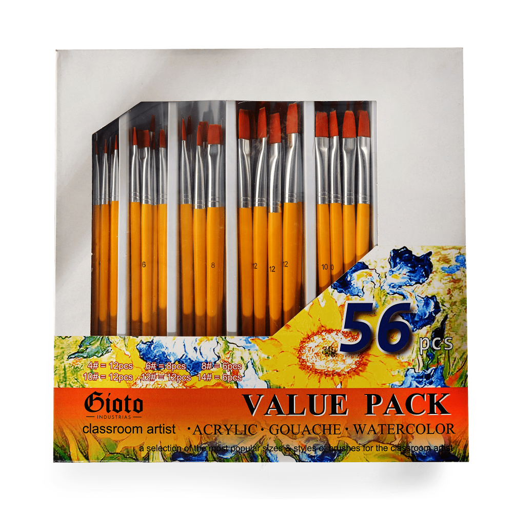 CAJA PINCELES DE NYLON X56 ARTMATE PLANOS RF AMB-56