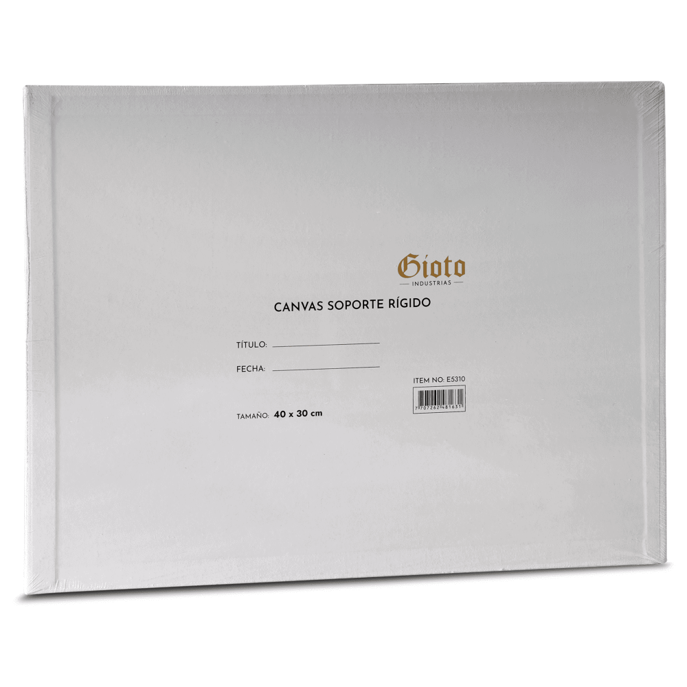 CANVAS GIOTO40X30CM 3MM GROSOR RF E5310 