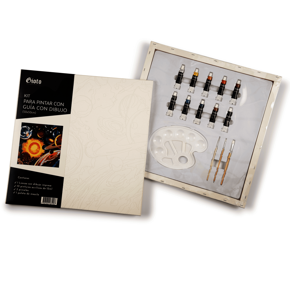 KIT PREDIBUJADO 50X50CM W7494 UNIVERSO       