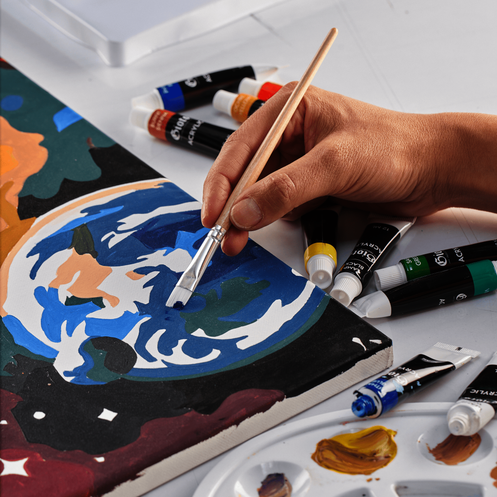 KIT PREDIBUJADO 50X50CM W7494 UNIVERSO       