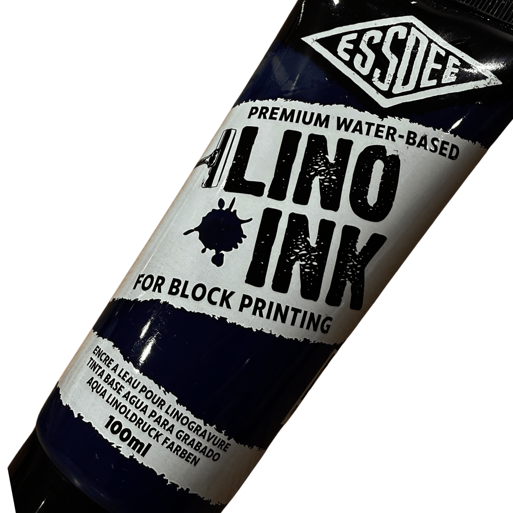 TINTA LINOLEO BASE AGUA 100ml ESSDEE AZUL