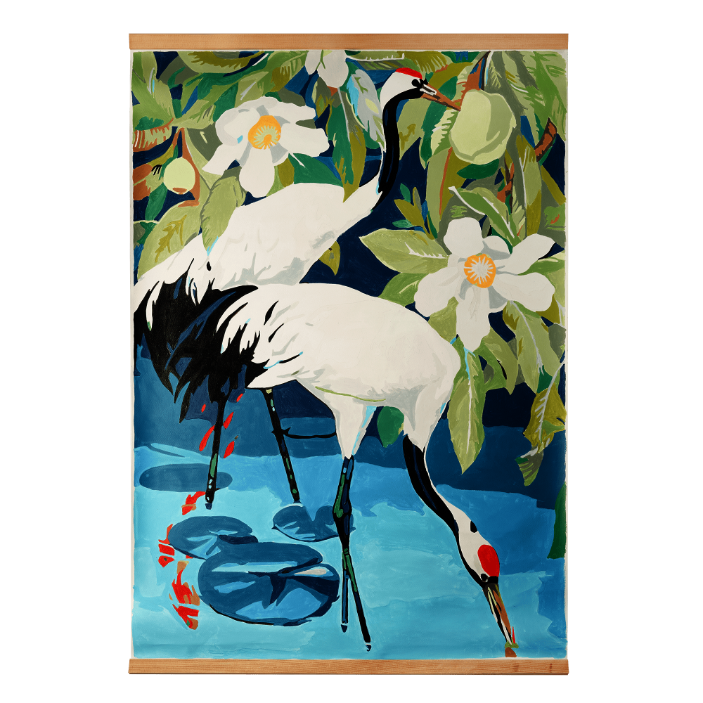 KIT PINTA POR NUMEROS 60X85CM W3074 GARZAS   