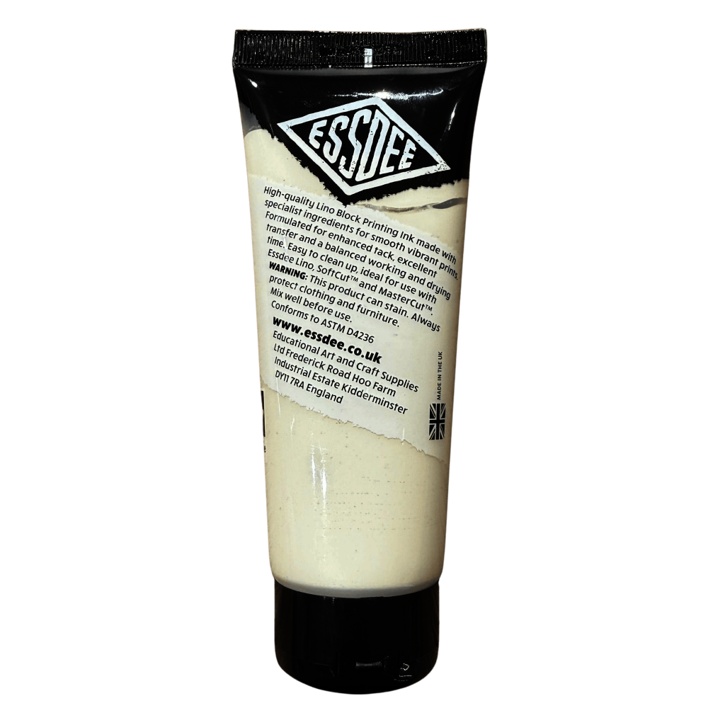 TINTA LINOLEO BASE AGUA 100ml ESSDEE BLANCO 