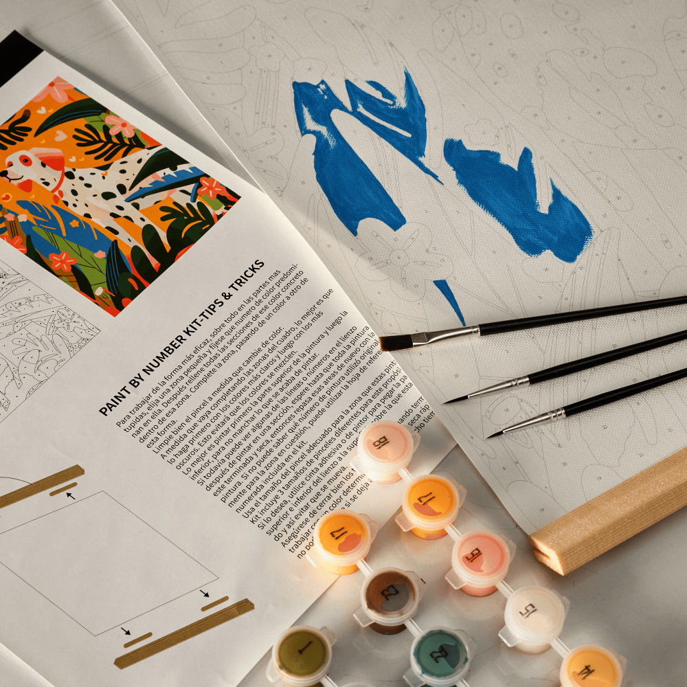 KIT PINTA POR NUMEROS 30X40CM W8505 DALMATA  