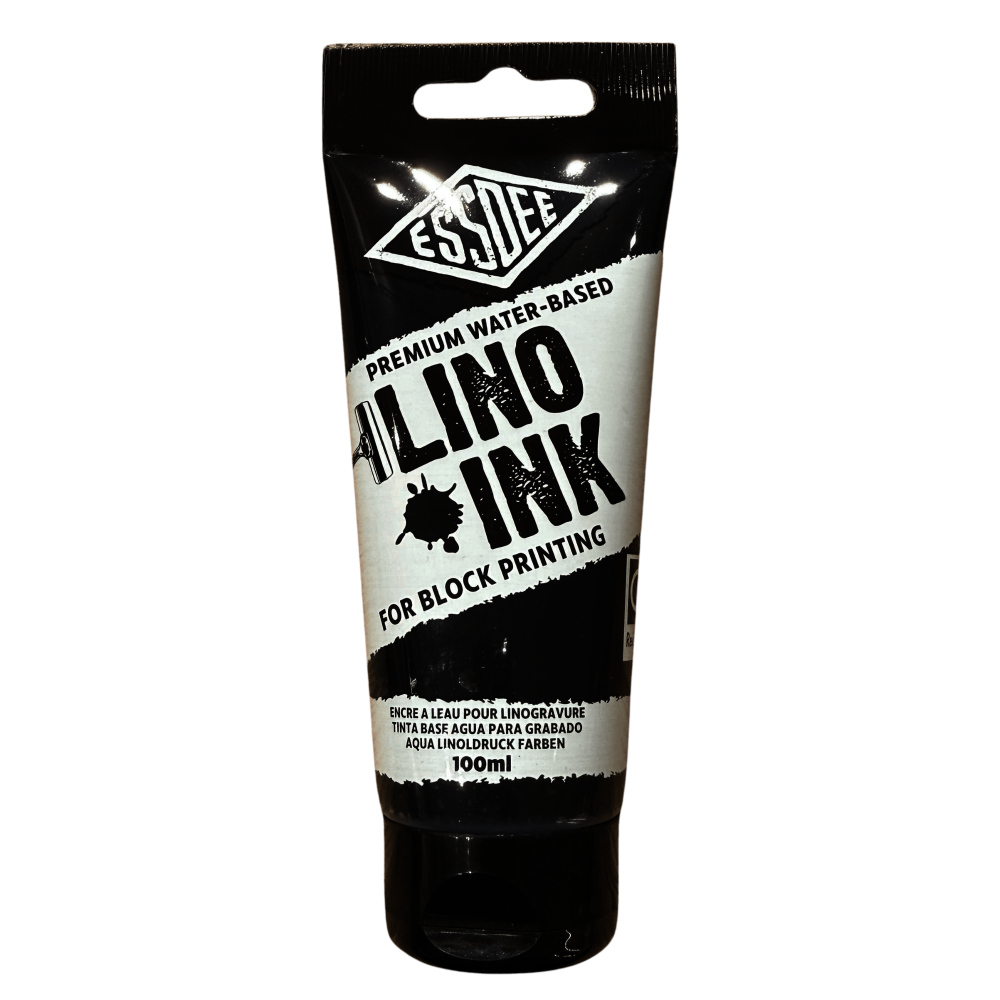 TINTA LINOLEO BASE AGUA 100ml ESSDEE NEGRO
