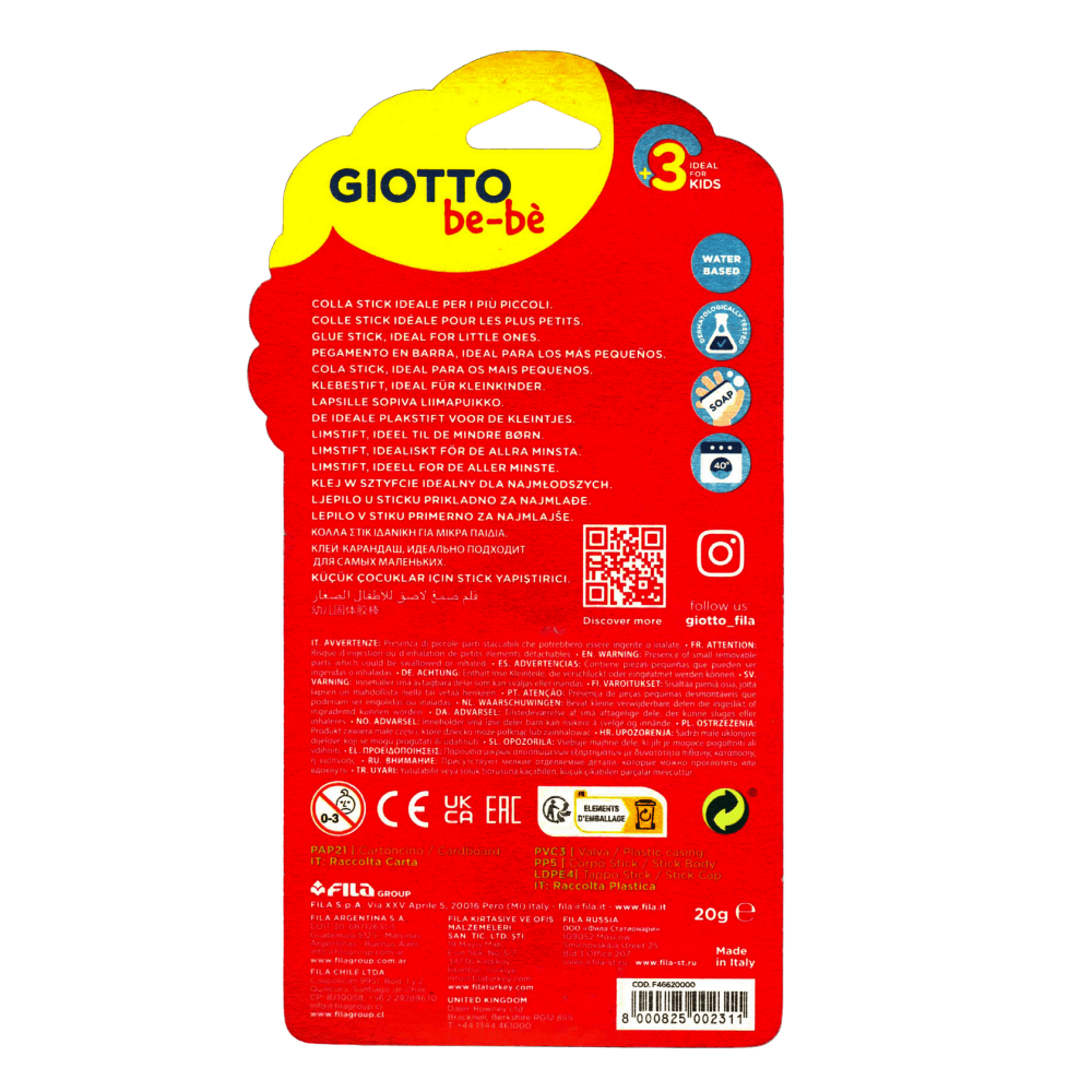 PEGAMENTO EN BARRA GIOTTO BEBE RF F46620000   