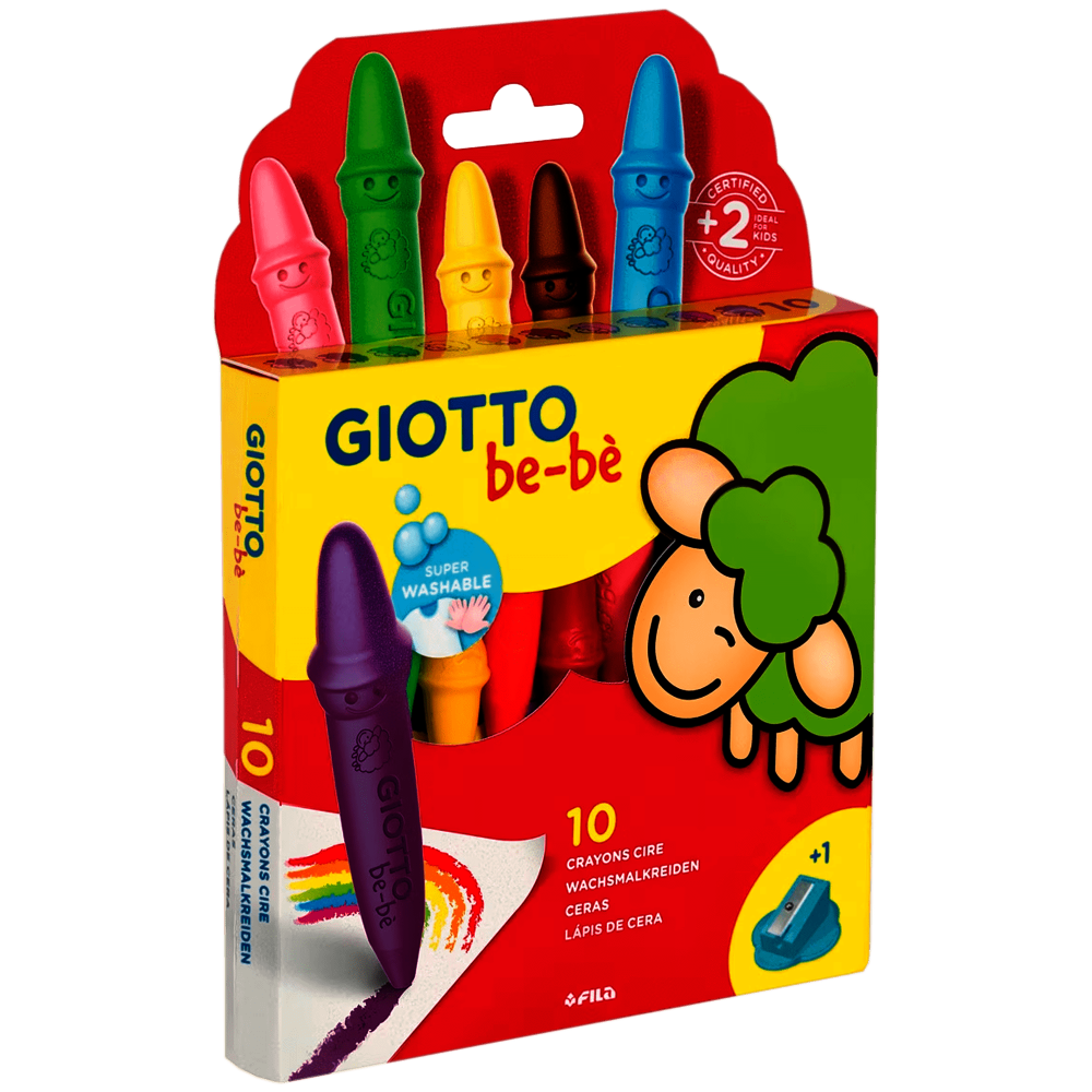 CAJA DE CRAYONES X 10 GIOTTO BEBE F47920000/477900