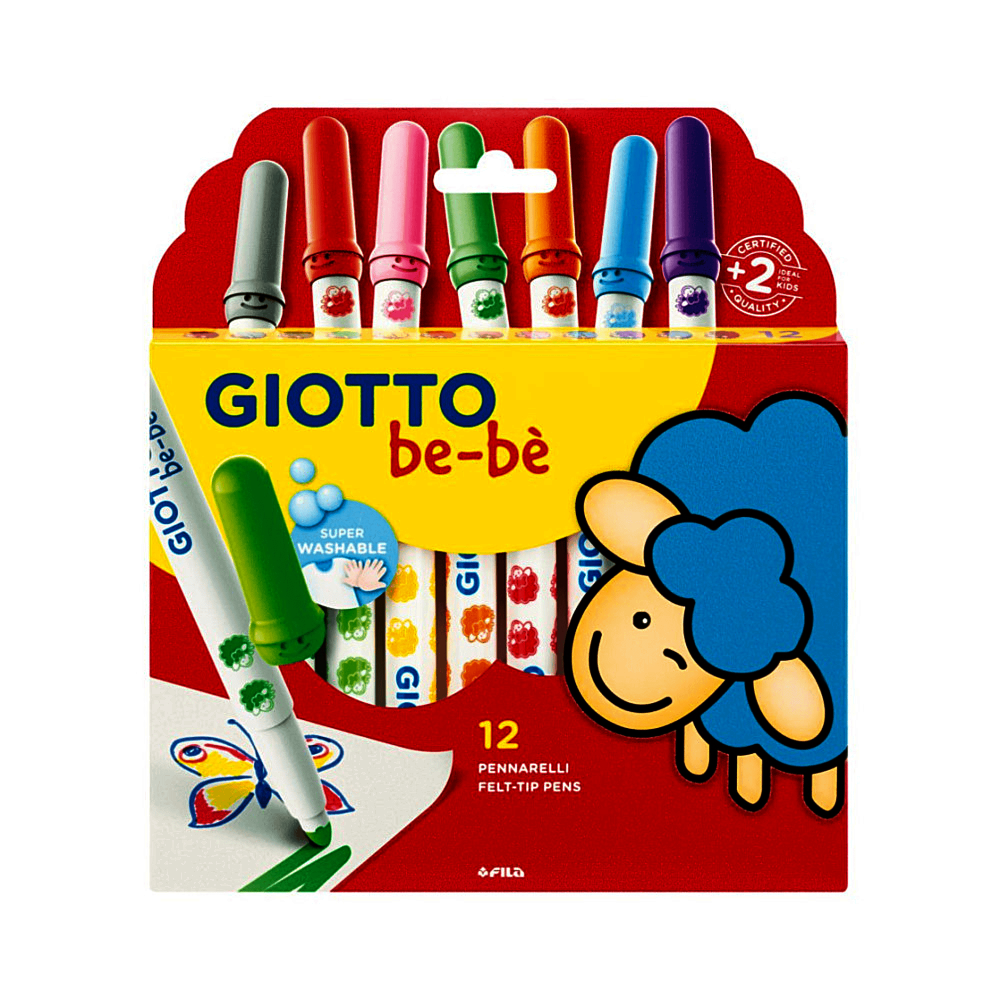 SET MARCADORES GIOTTO BEBE X 12 RF F478200         