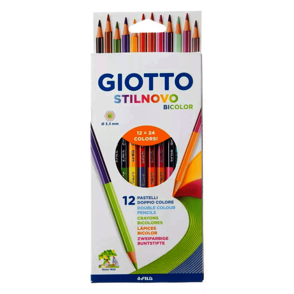 CAJA LAPIZ GIOTTO X12-24COLORES + TAJALAPIZ F256900
