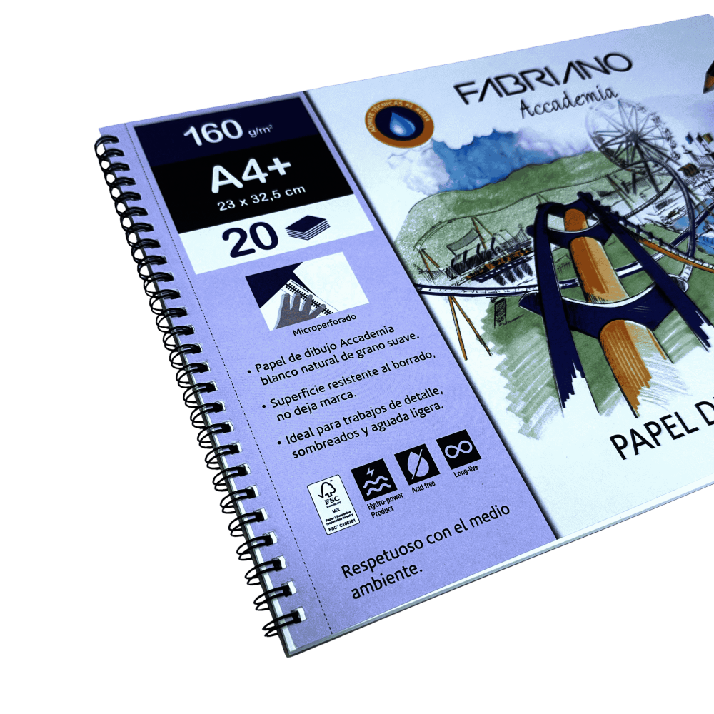 BITACORA FABRIANO ACCADEMIA DIBUJO - PINTURA 23X32.5CM 160G 20H 76023325