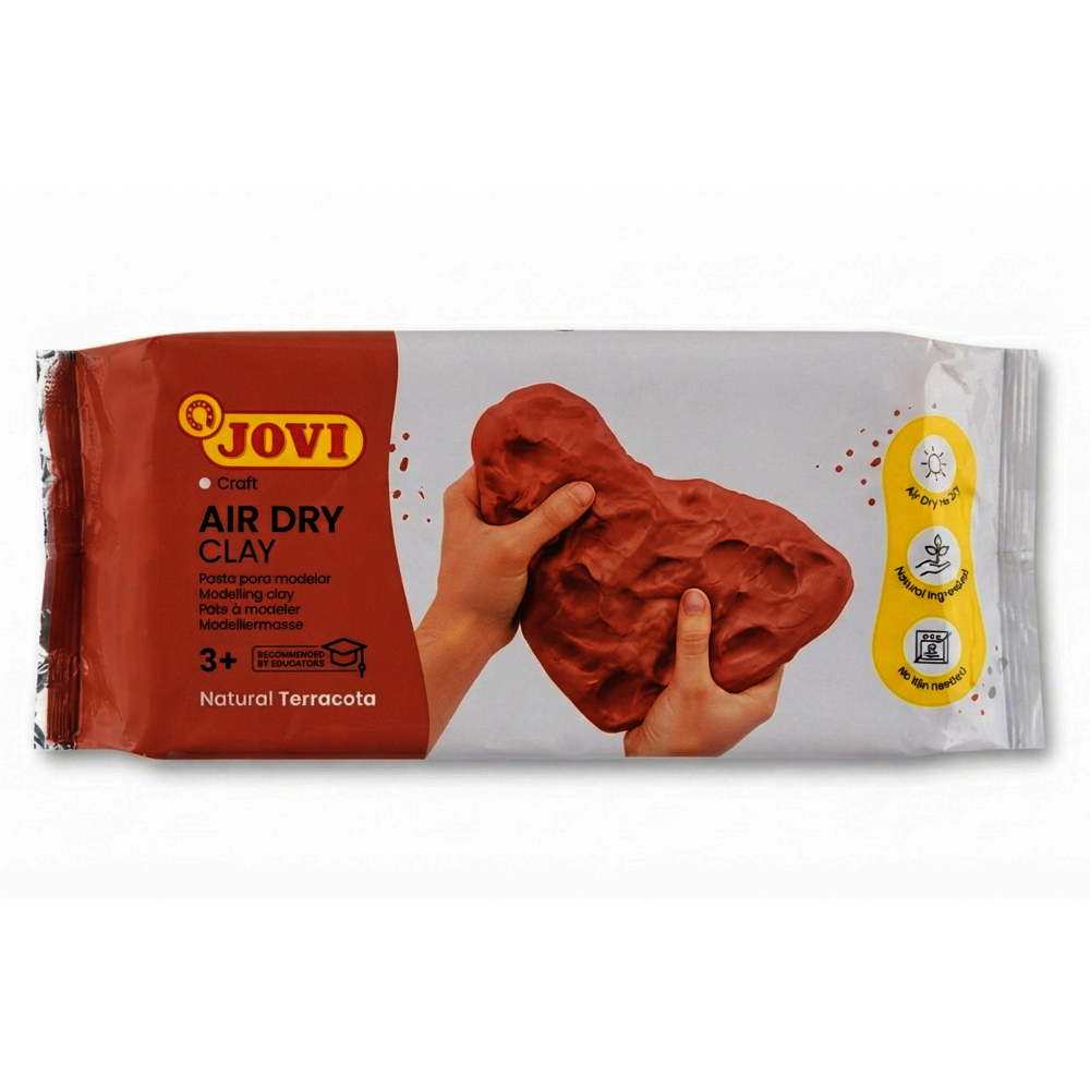 PASTA PARA MODELAR SECADO AL AIRE TERRACOTA 1000GR JOVI  89 
